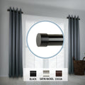 Instyledesign 1.5 Side Curtain Rod 12 20 Inch Long Set Of 2 12 To 20 Inches
