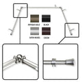 Instyledesign 5 8 Inch Bay Curtain Rod 20 36 38 72