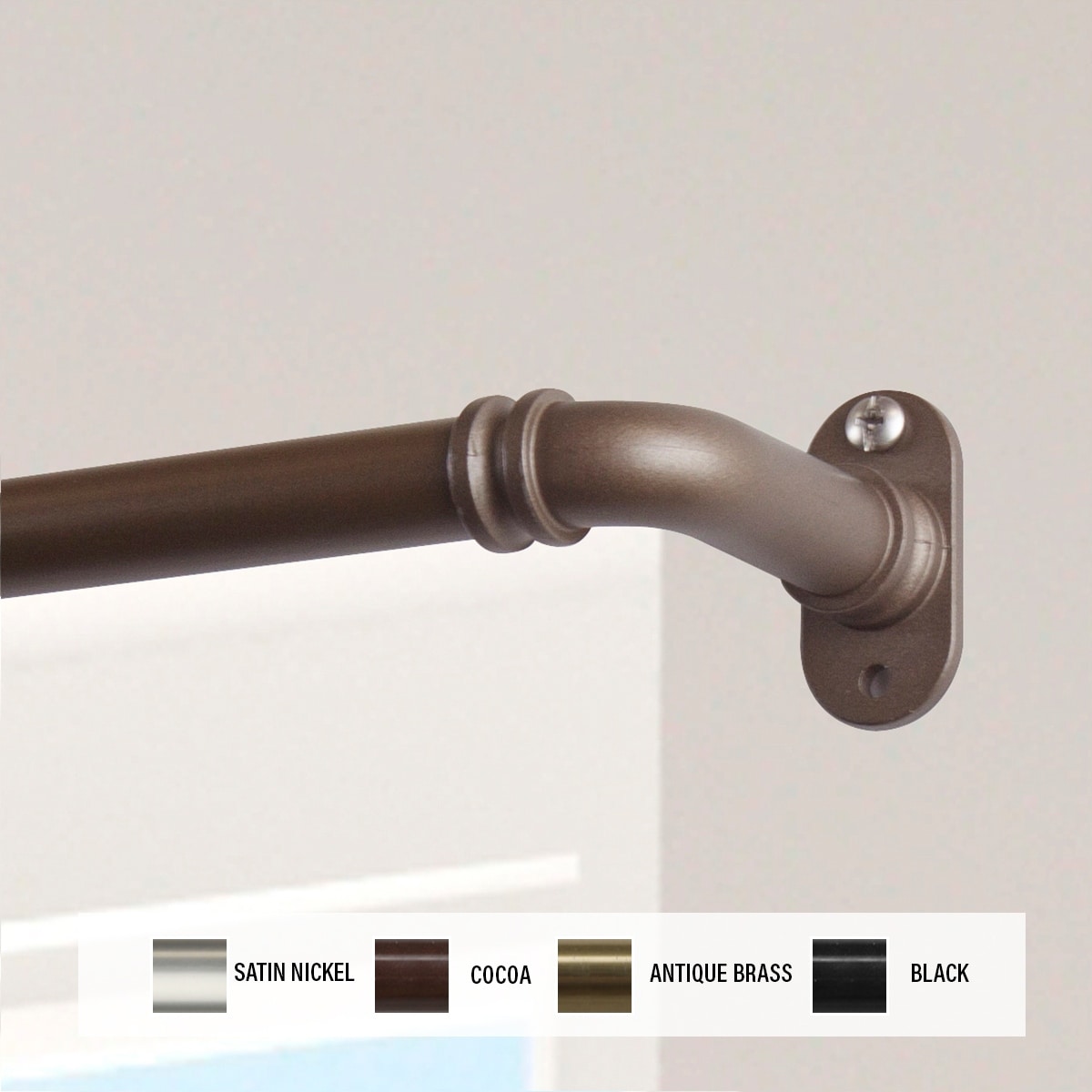 Instyledesign 5 8 Inch Blackout Curtain Rod