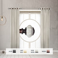 Instyledesign Allison 1 Side Curtain Rod 12 20 Inch Long Set Of 2 12 To 20 Inches
