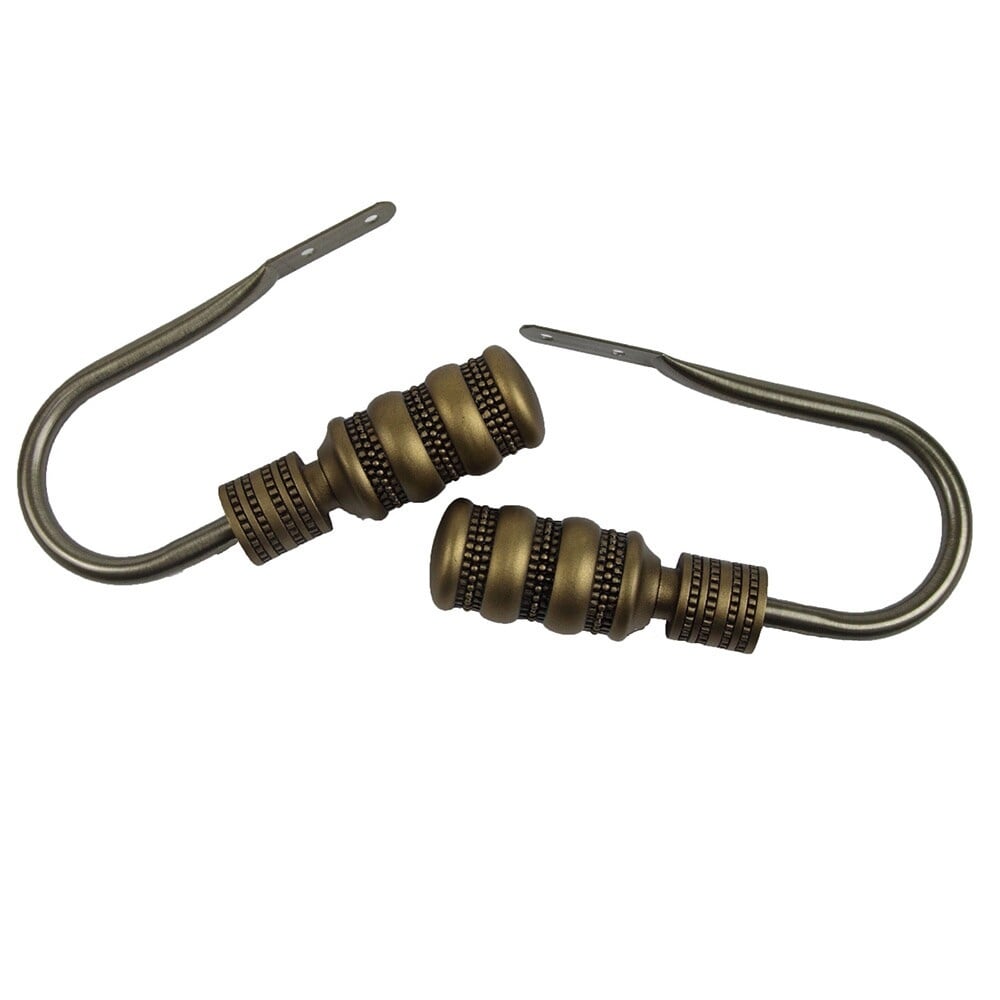 Instyledesign Antique Brass Cork Curtain Holdback Pair N A