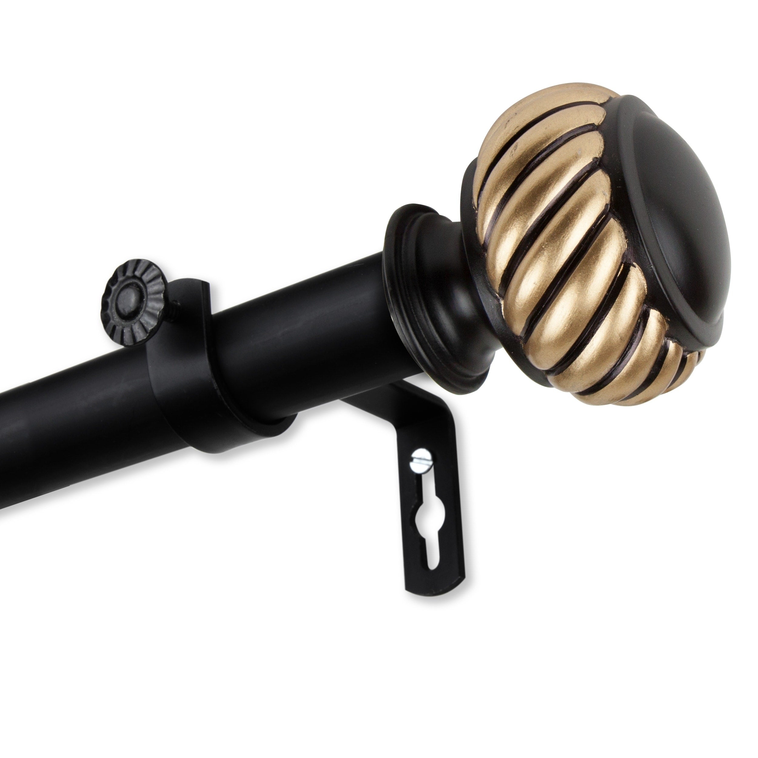 Instyledesign Barta 1 Inch Diameter Adjustable Curtain Rod