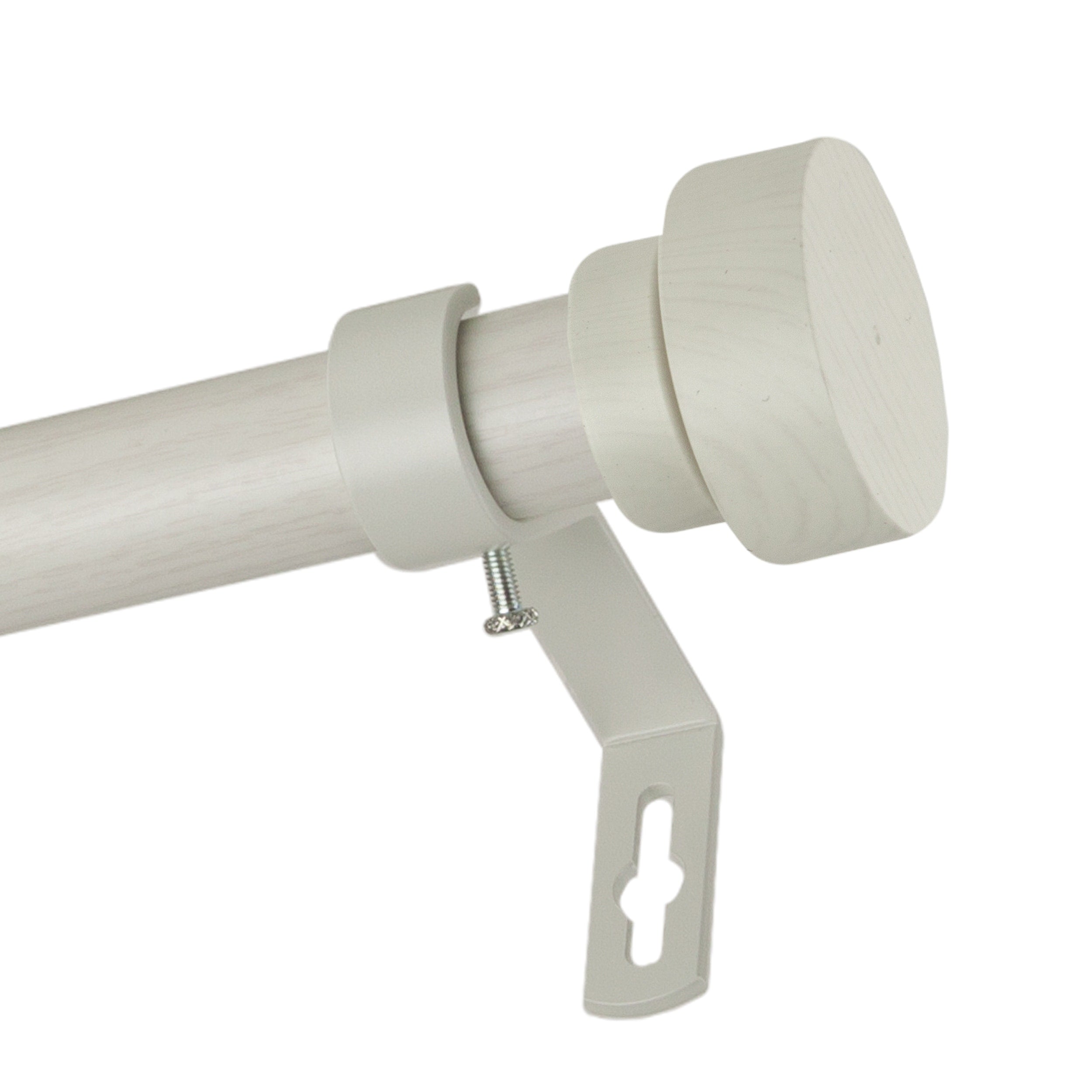 Instyledesign Beret 1 Inch Faux Wood Curtain Rod