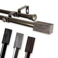 Instyledesign Birch Adjustable Double Curtain Rod