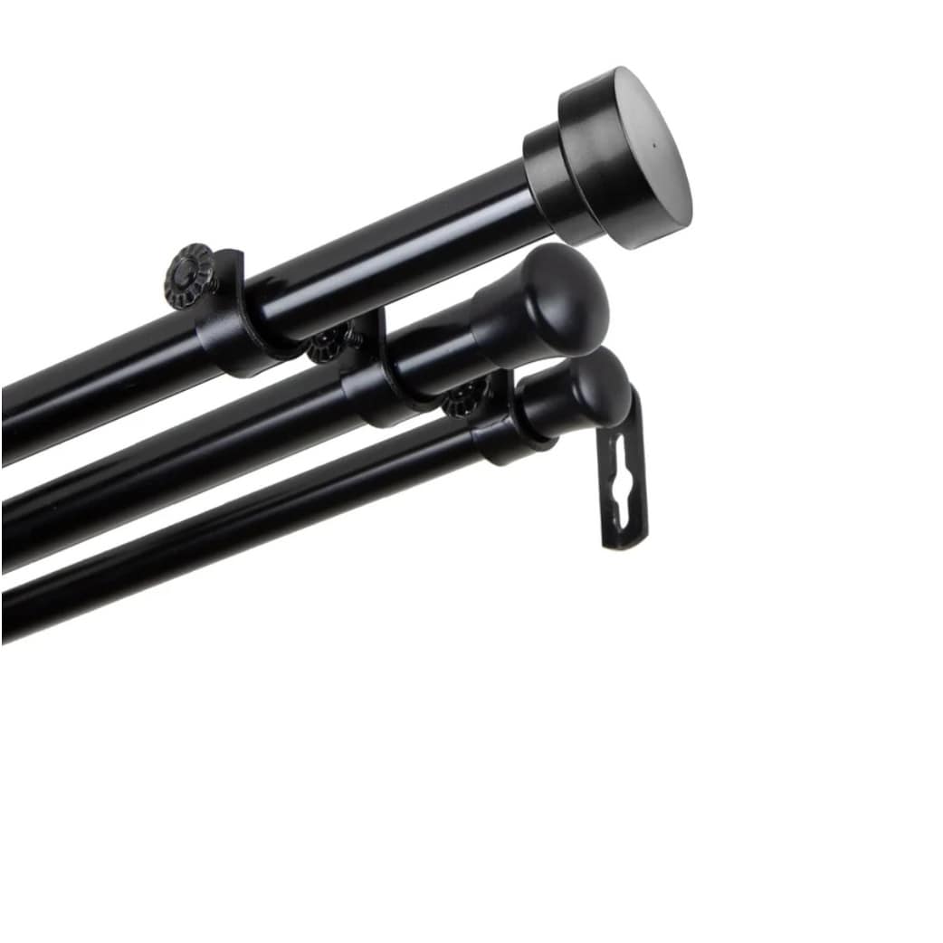 Instyledesign Bowler Triple Curtain Rod 13 16 Inch Dia.