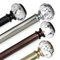 Instyledesign Brooklyn 1 Inch Diameter Adjustable Curtain Rod