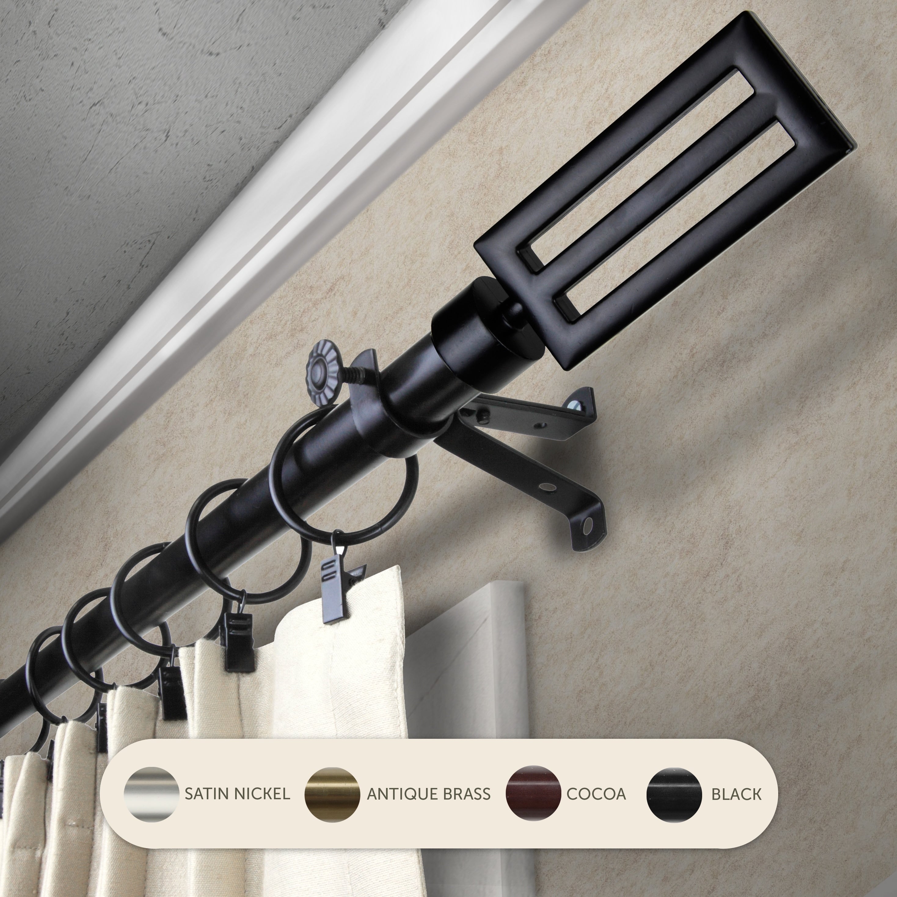 Instyledesign Cavalier Curtain Rod
