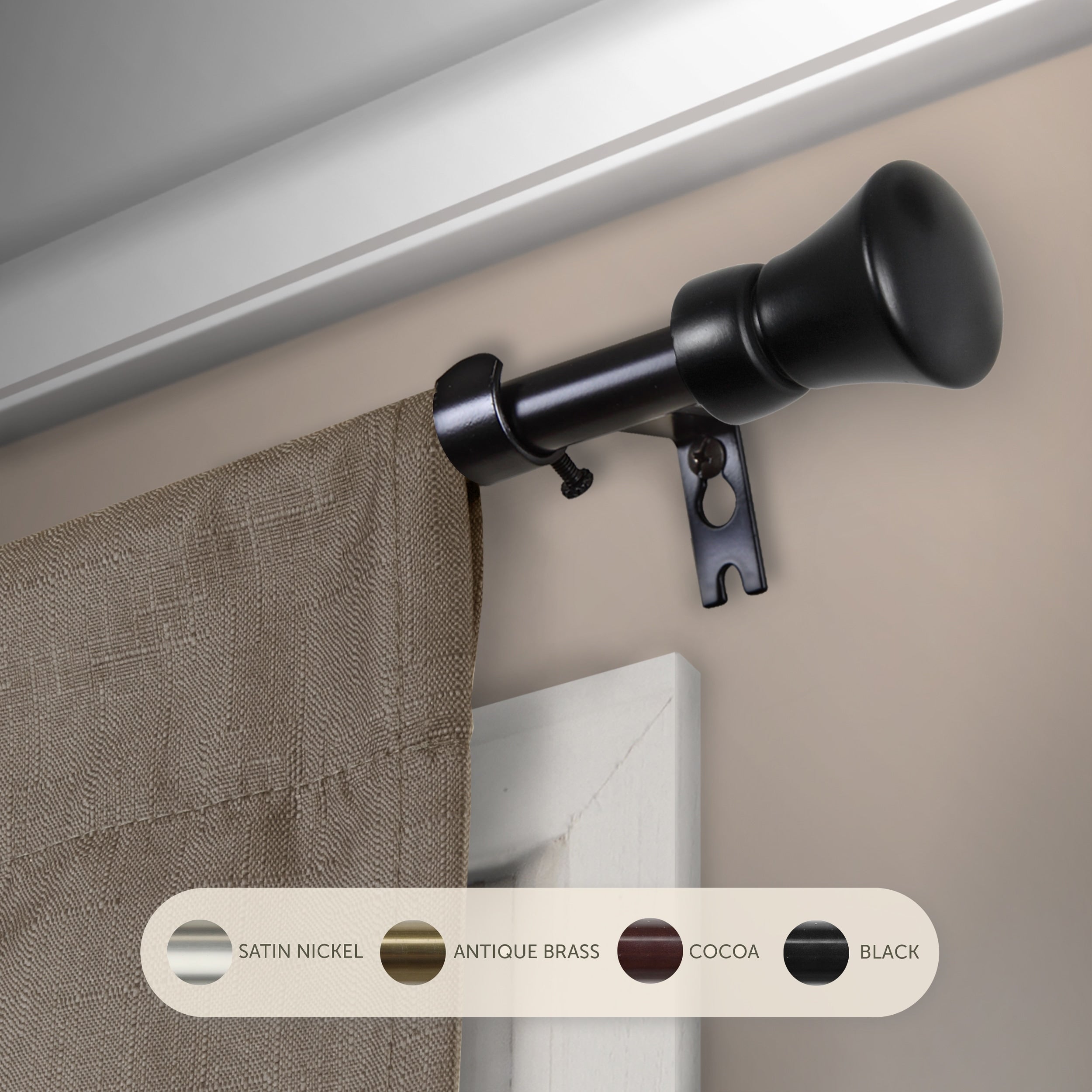 Instyledesign Demi Adjustable Curtain Rod