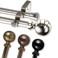 Instyledesign Desmond Adjustable Double Curtain Rod