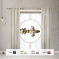 Instyledesign Easton 1 Side Curtain Rod 12 20 Inch Long Set Of 2 12 To 20 Inches
