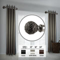 Instyledesign Eden 1.5 Side Curtian Rod Set Of 2