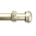 Instyledesign Edison 1 Inch Adjustable Drapery Rod 160 240 Inch 160 To 240 Inch