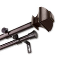 Instyledesign Eugene Adjustable Double Curtain Rod