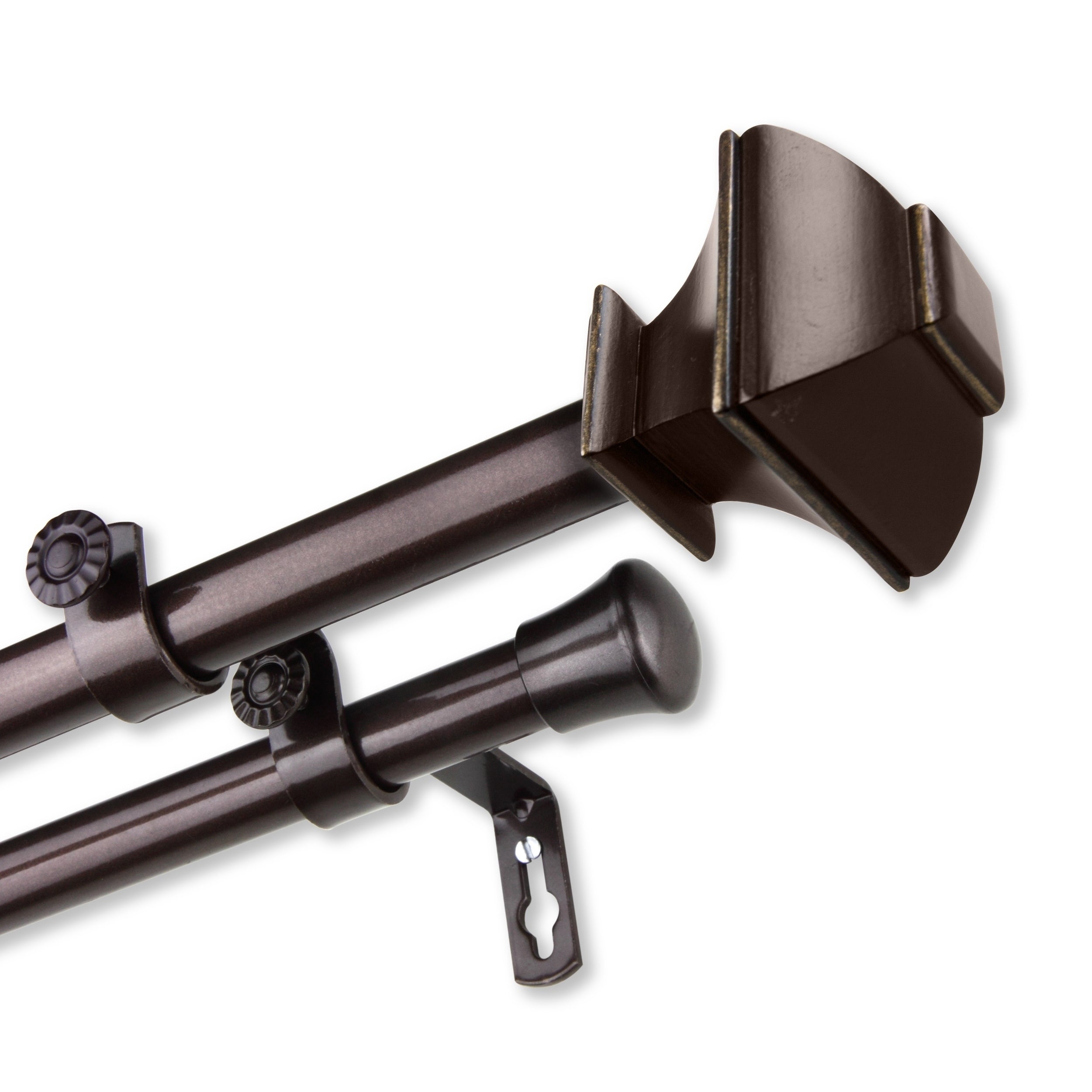 Instyledesign Eugene Adjustable Double Curtain Rod