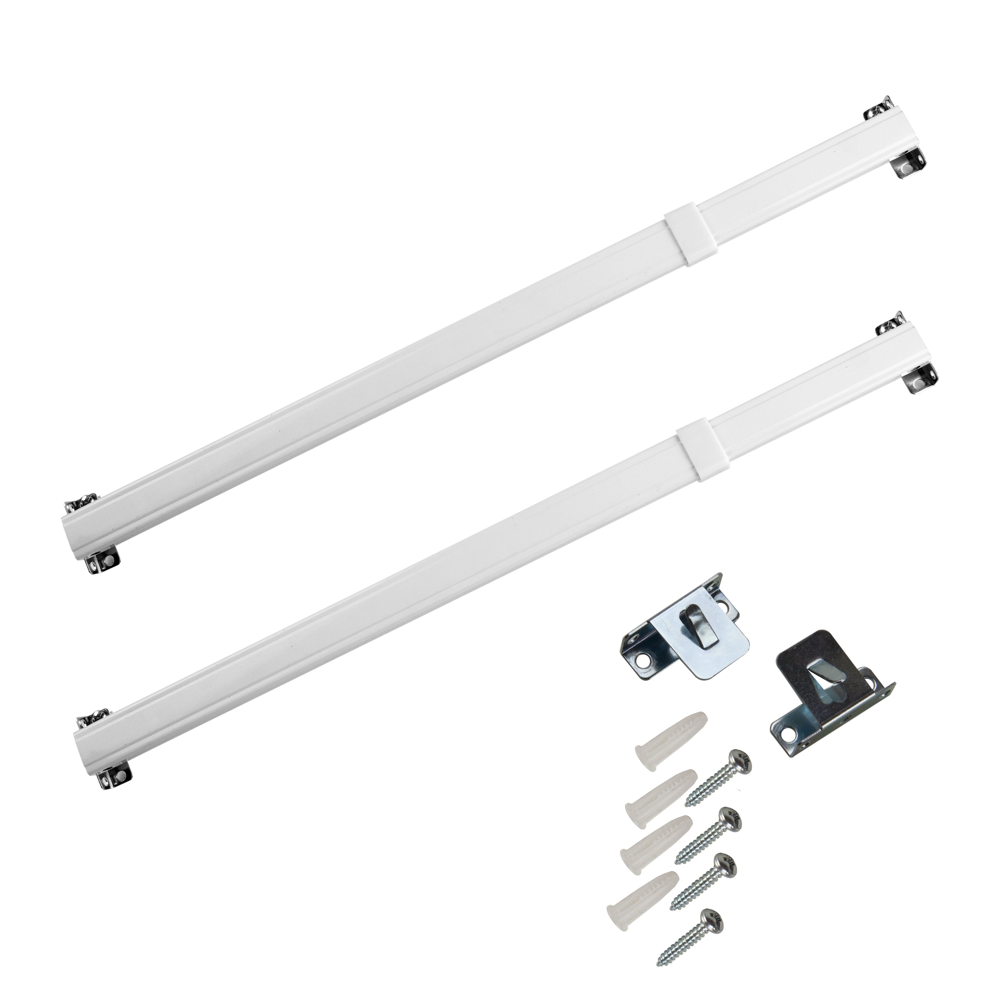 Instyledesign Flat Sash Rods Set Of 2