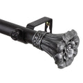 Instyledesign Floweret 1 Inch Diameter Adjustable Curtain Rod