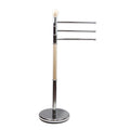 Instyledesign Free Standing Triple Hand Towel Bar Holder
