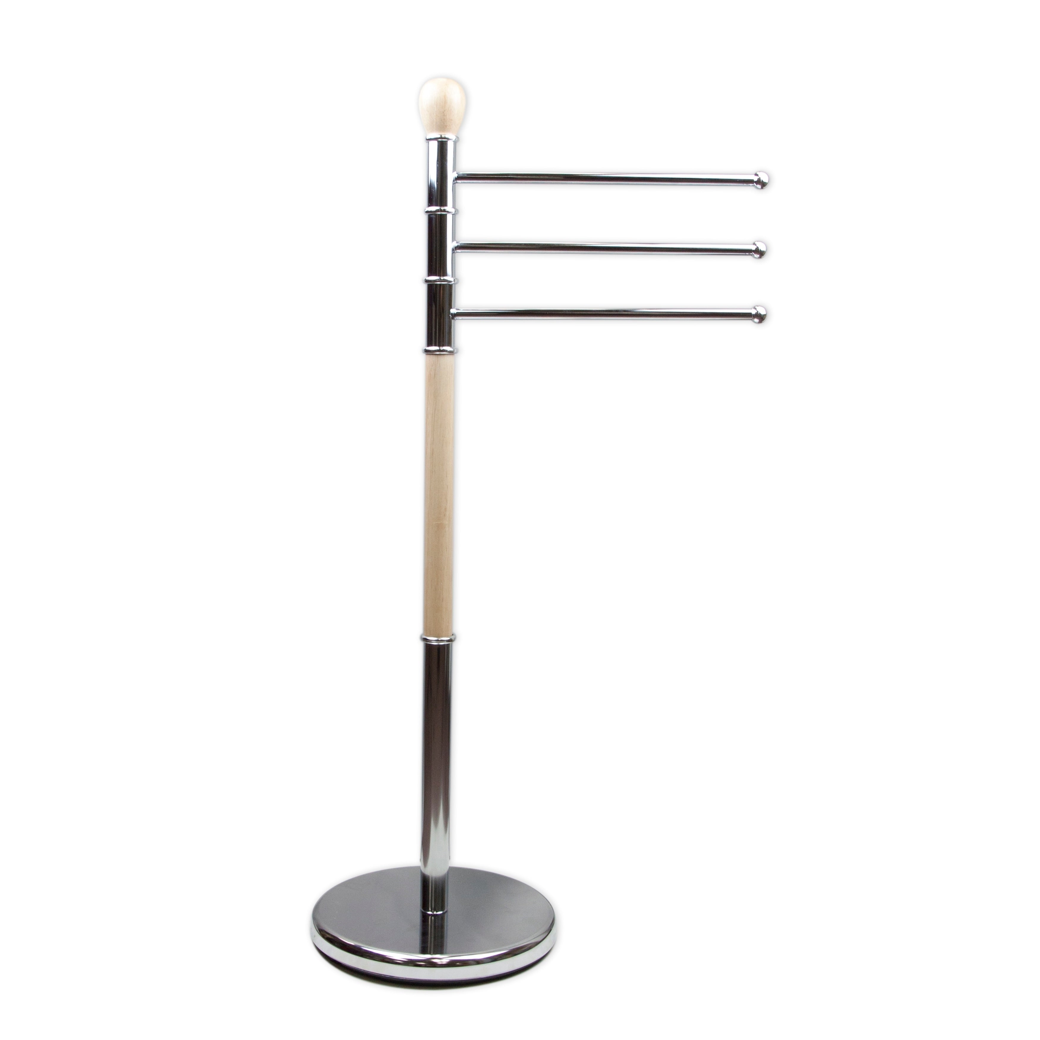 Instyledesign Free Standing Triple Hand Towel Bar Holder