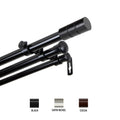Instyledesign Greyor Triple Curtain Rod 13 16 Inch Dia.