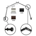 Instyledesign Helena 4 Sided Bay Window Curtain Rod