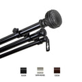 Instyledesign Helena Triple Curtain Rod 13 16 Inch Dia.