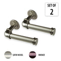 Instyledesign Industrial Pipe Design Single Toilet Paper Towel Holder Set Of 2
