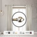 Instyledesign Jolene 1 Side Curtain Rod 12 20 Inch Long Set Of 2 12 To 20 Inches