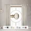 Instyledesign Kennedy 1 Side Curtain Rod 12 20 Inch Long Set Of 2 12 To 20 Inches