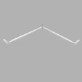 Instyledesign Lockseam Corner Curtain Rod 28 48