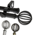 Instyledesign Loop Adjustable Double Curtain Rod