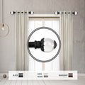 Instyledesign Lucid 1 Side Curtain Rod 12 20 Inch Long Set Of 2 12 To 20 Inches