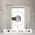 Instyledesign Madelyn 1 Side Curtain Rod 12 20 Inch Long Set Of 2 12 To 20 Inches