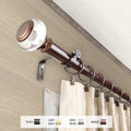 Instyledesign Madelyn 1 Inch Diameter Adjustable Curtain Rod