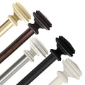 Instyledesign Mantle 1 Inch Diameter Adjustable Curtain Rod