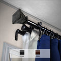 Instyledesign Marlene Triple Curtain Rod 13 16 Inch Dia.