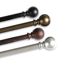 Instyledesign Modern Orb Adjustable Curtain Rod