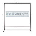 Instyledesign Multi Purpose Portable Rod Stand 74 Tall 80 Wide