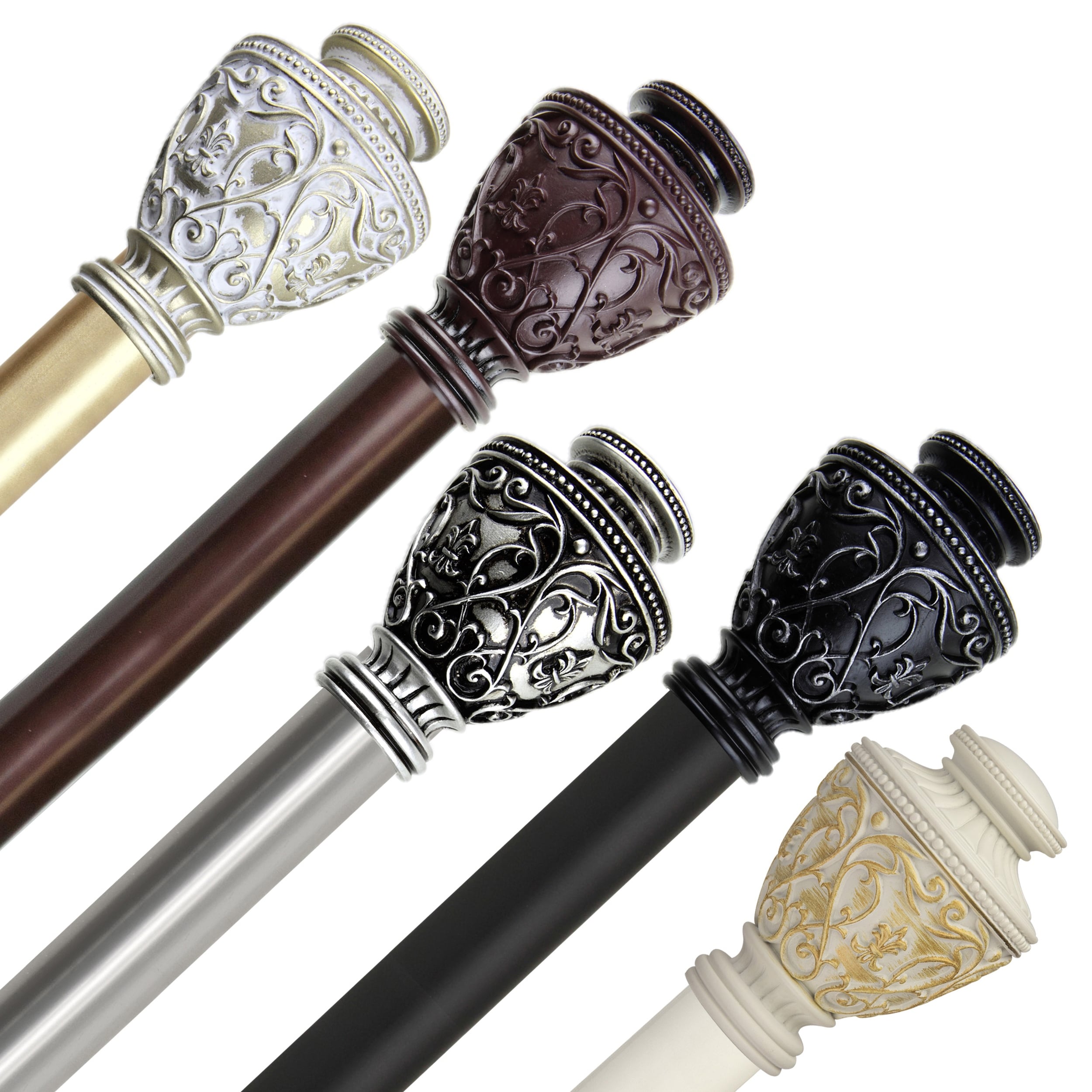 Copper Grove Vayk Adjustable Curtain Rod 1 In. Dia.