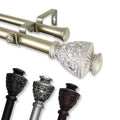 Copper Grove Vayk Adjustable Double Curtain Rod 1 In. Dia.