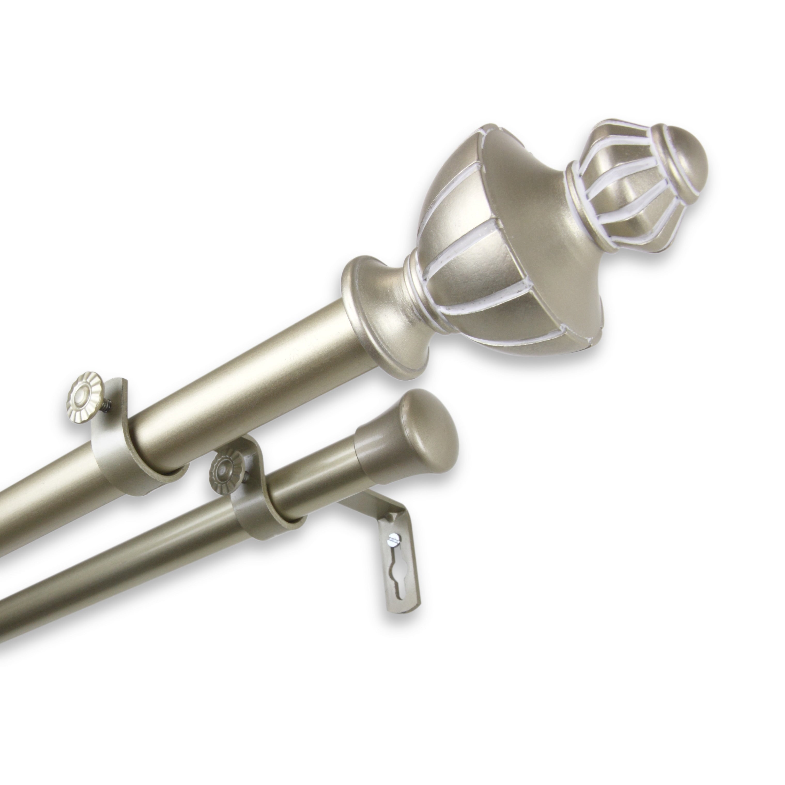 Instyledesign Oden Adjustable Double Curtain Rod