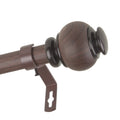 Instyledesign Onyx 1 Inch Faux Wood Curtain Rod