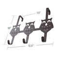 Instyledesign Over The Door Owl 3 Hooks
