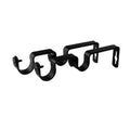 Instyledesign Pair Of Double Brackets For 1 Inch Rod N A