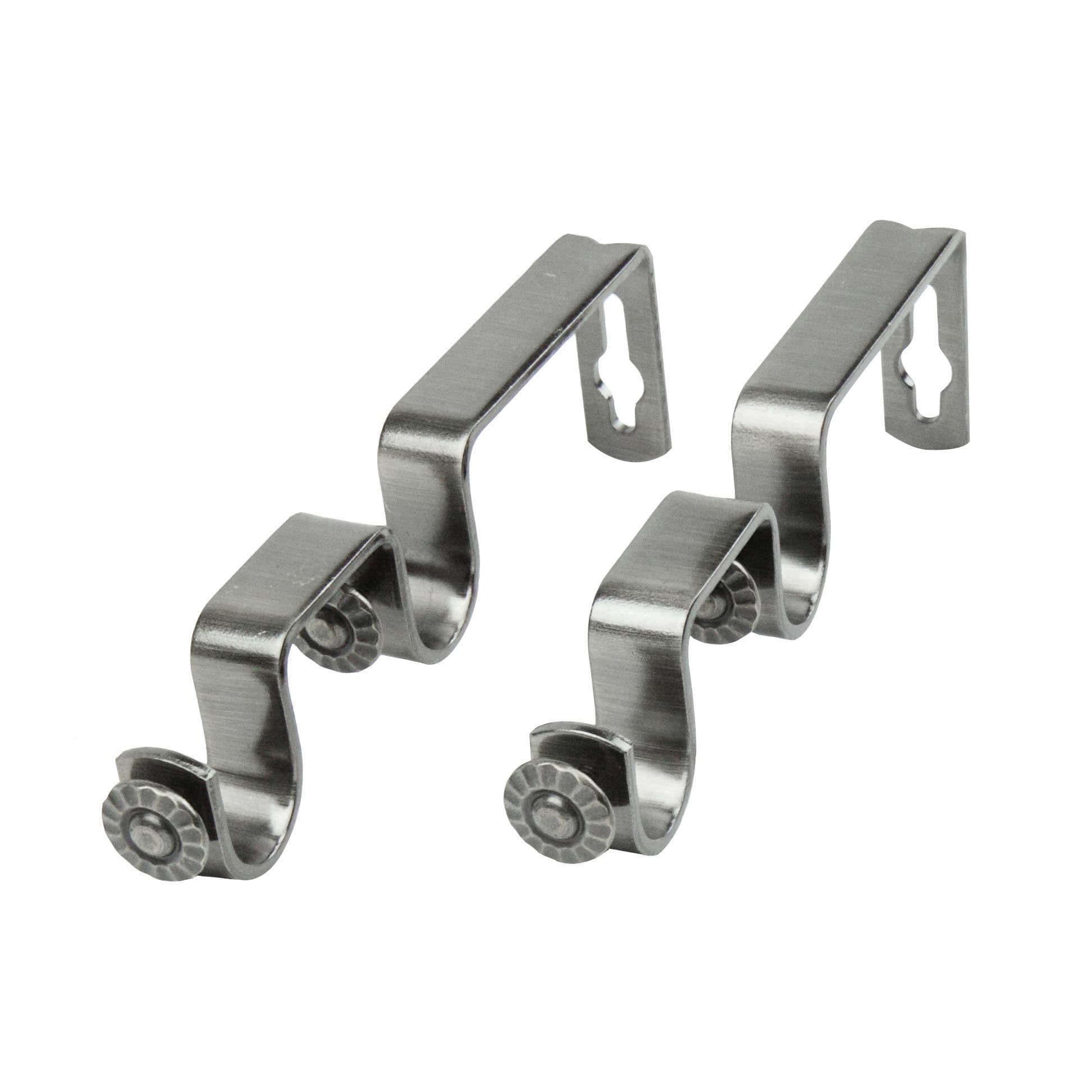 Instyledesign Pair Of Double Brackets For 3 4 Inch Rod N A