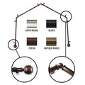 Instyledesign Piper 4 Sided Bay Window Curtain Rod