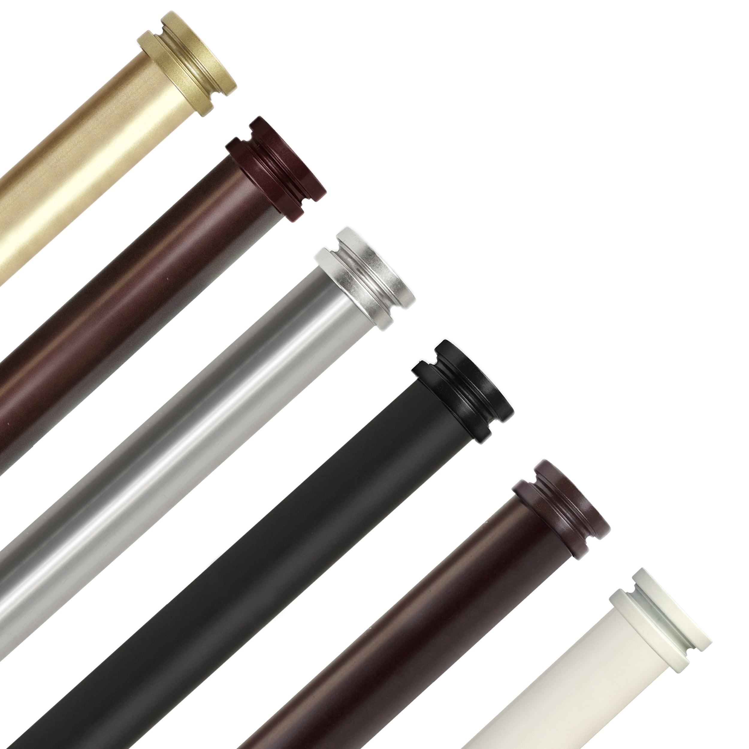 Instyledesign Pita 1 Inch Diameter Adjustable Curtain Rod
