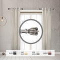 Instyledesign Risler 1 Side Curtain Rod 12 20 Inch Long Set Of 2 12 To 20 Inches