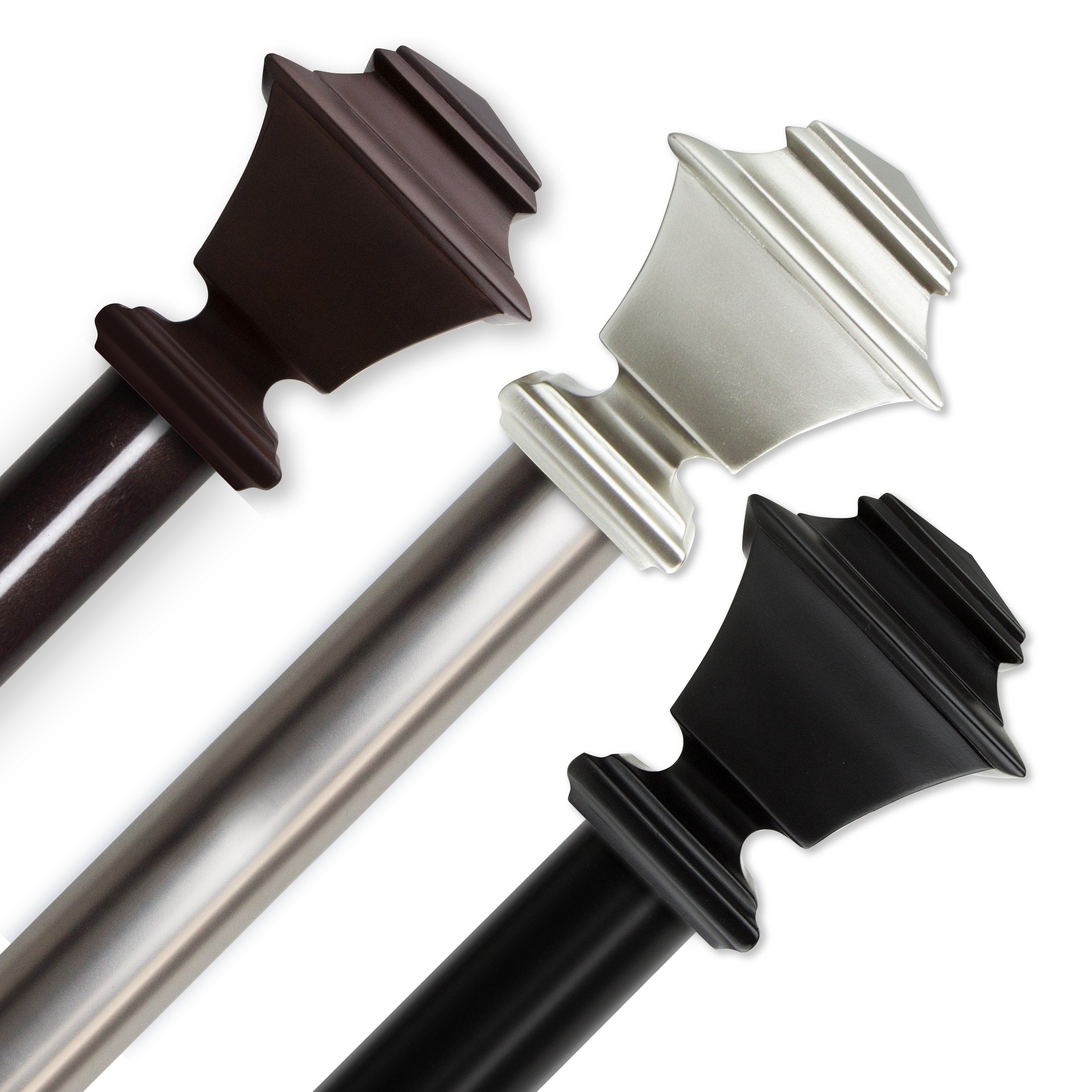 Instyledesign Schubert 1.5 Custom Cut Length Curtain Rod