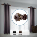 Instyledesign Scroll 1.5 Side Curtain Rod 12 20 Inch Long Set Of 2 12 To 20 Inches