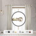Instyledesign Silvanus 1 Side Curtain Rod 12 20 Inch Long Set Of 2 12 To 20 Inches